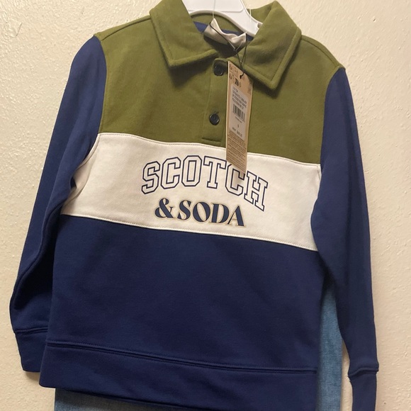 Scotch & Soda Other - 2 pc set. Scotch & Soda Kids Polo Shirt - Olive, White, and Navy